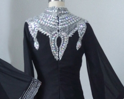 abaya-noir-argent