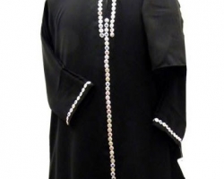 abaya-noir-strass-pas-cher